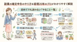 副業の確定申告のやり方を経理20年のプロがわかりやすく解説